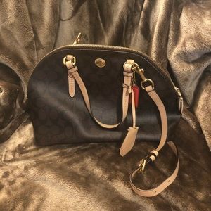 PEYTON SIGNATURE CORA DOMED SATCHEL